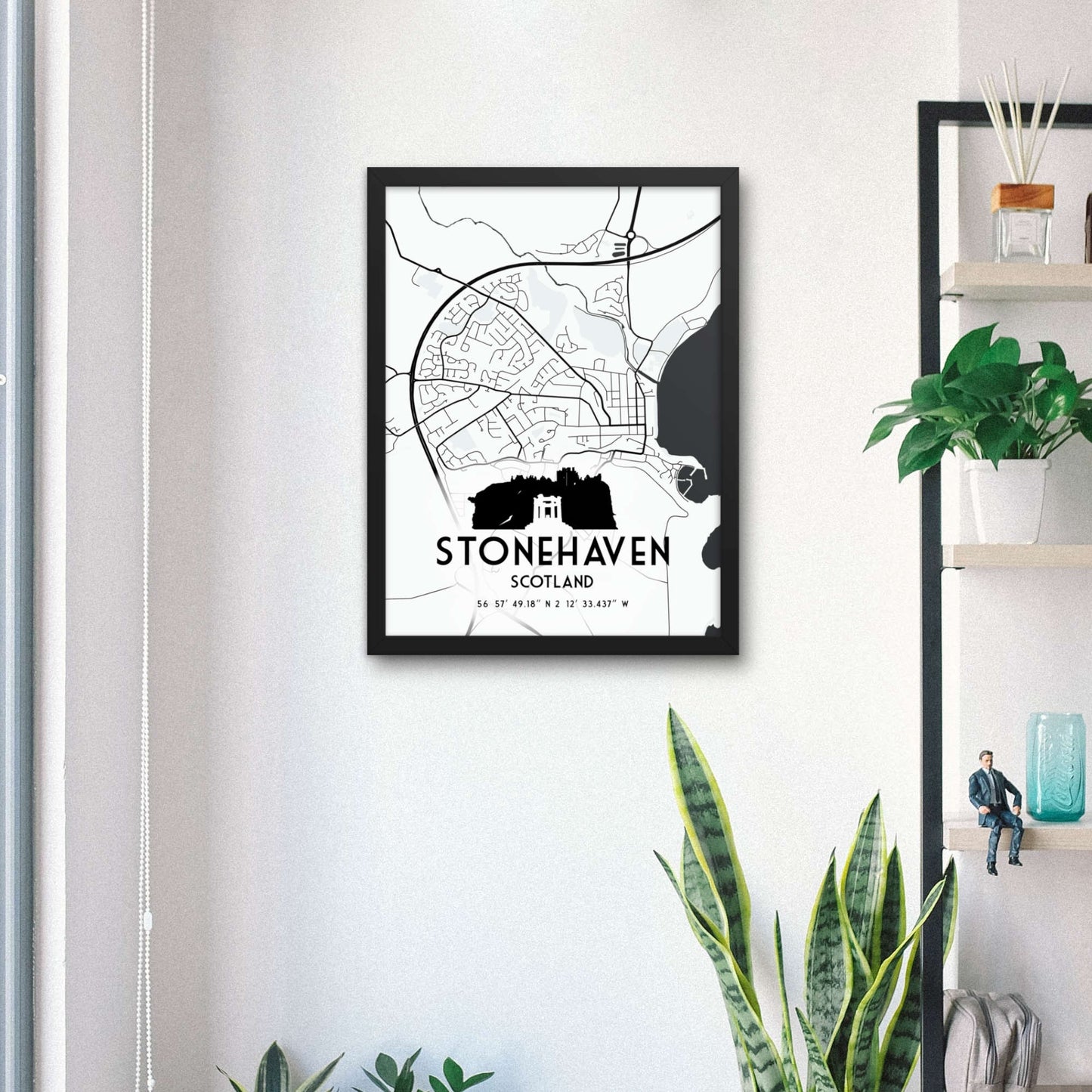 stonehaven map print