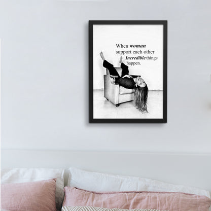 Incredible Women Framed Print