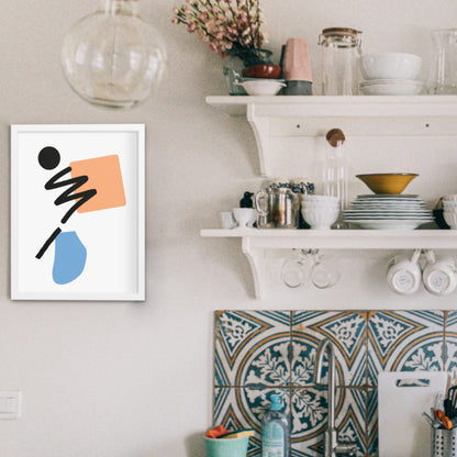 Abstract Shapes Poster Print