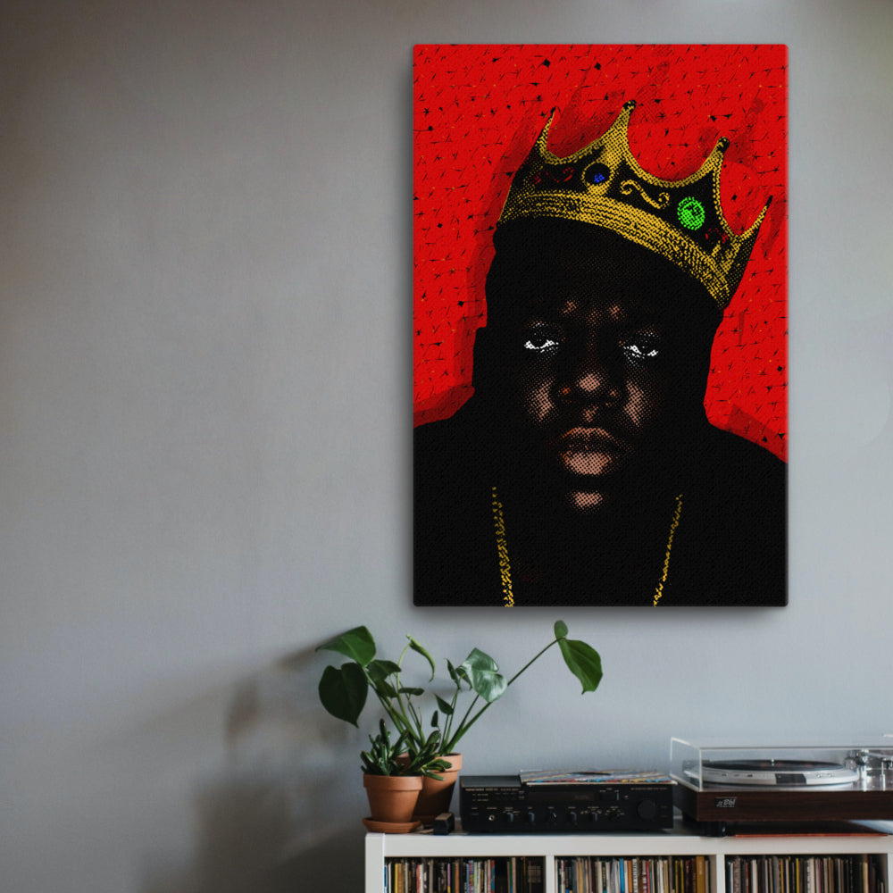 notorious b.i.g biggie smalls pop art canvas print 