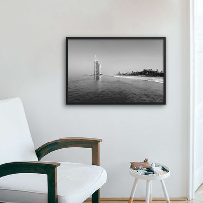 framed wall art of burj al arab in Dubai 