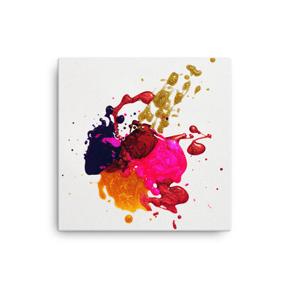 Paint Splatter Canvas Print