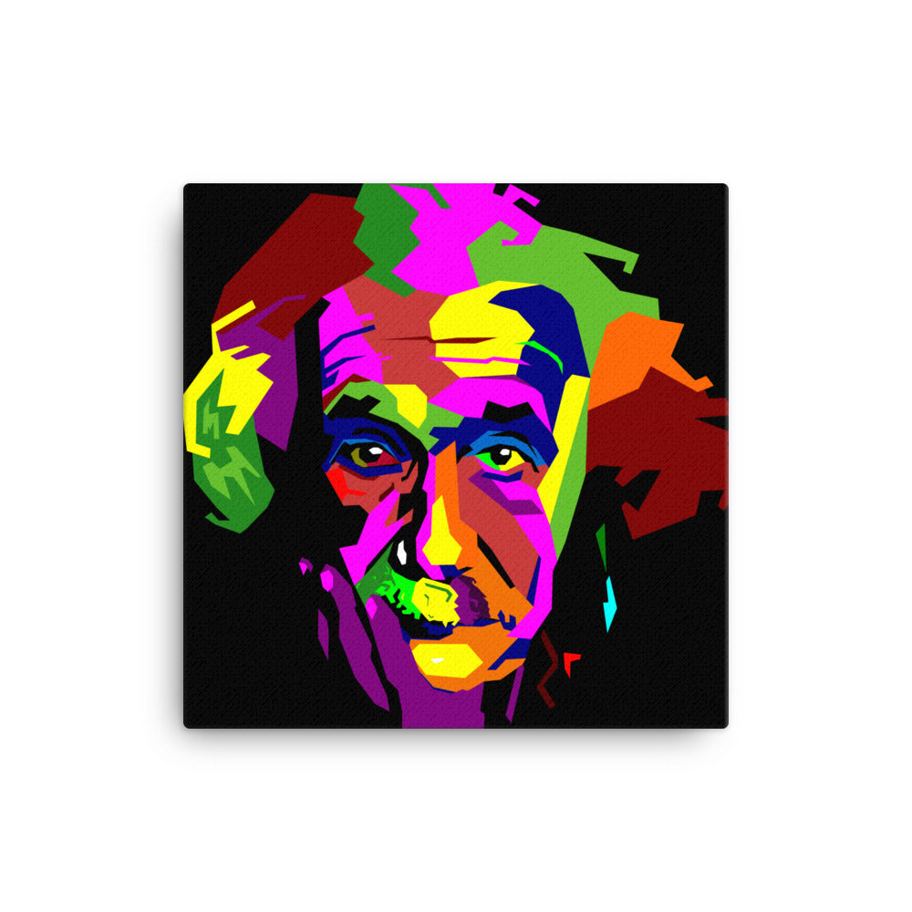 EINSTEIN WPAP Canvas Print