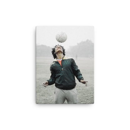 Football Keepy Uppy Canvas Print