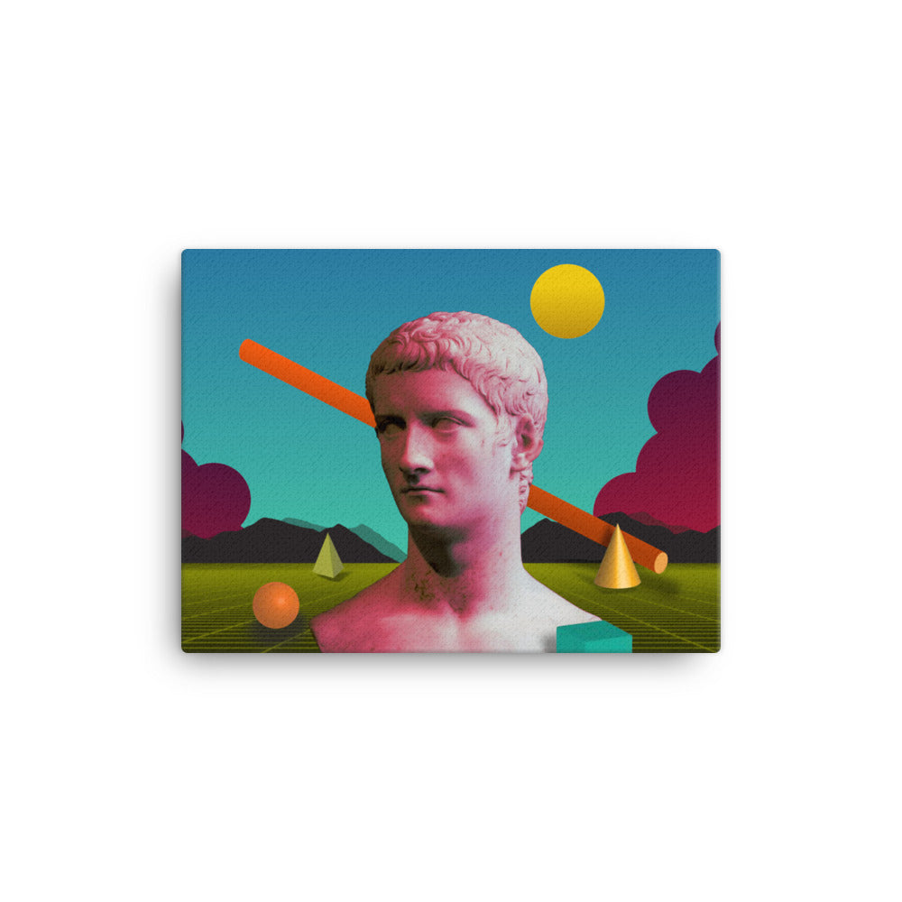 Geometric Emperor Gaius Canvas Print