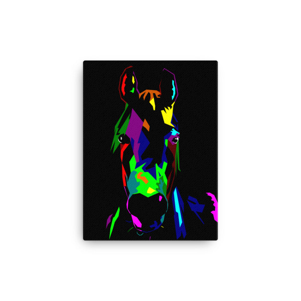 Horse WPAP Canvas Print