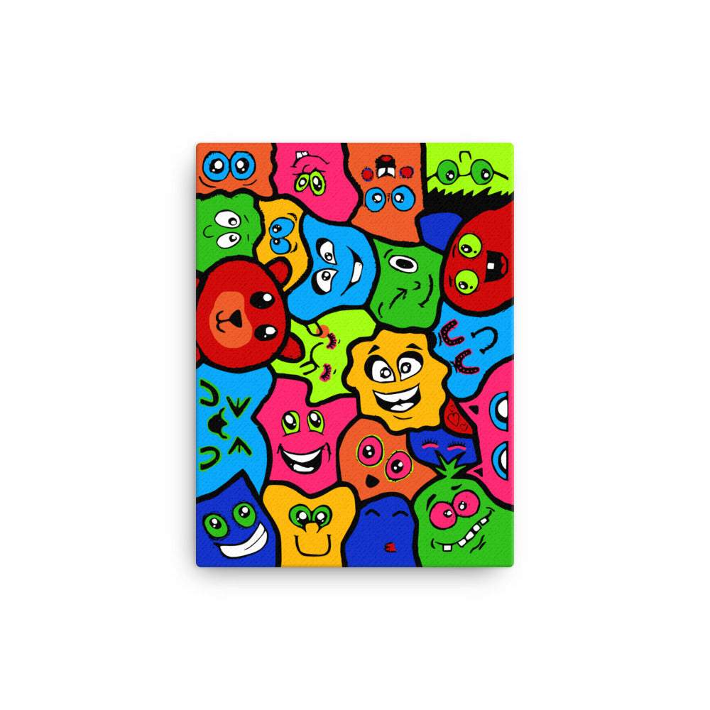 The Cartoon MASH Canvas Print