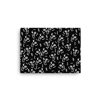 Many Faces Abstract Canvas Print