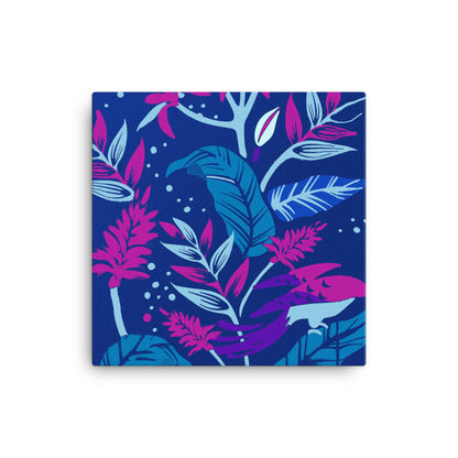Floral Illumination Canvas Print