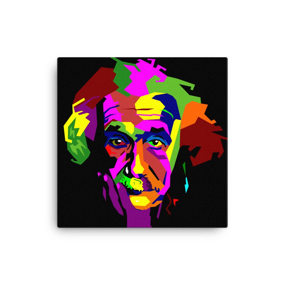 EINSTEIN WPAP Canvas Print