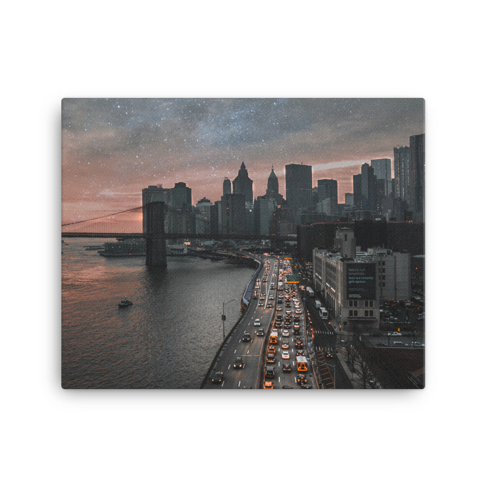 New York Bridge Canvas Print