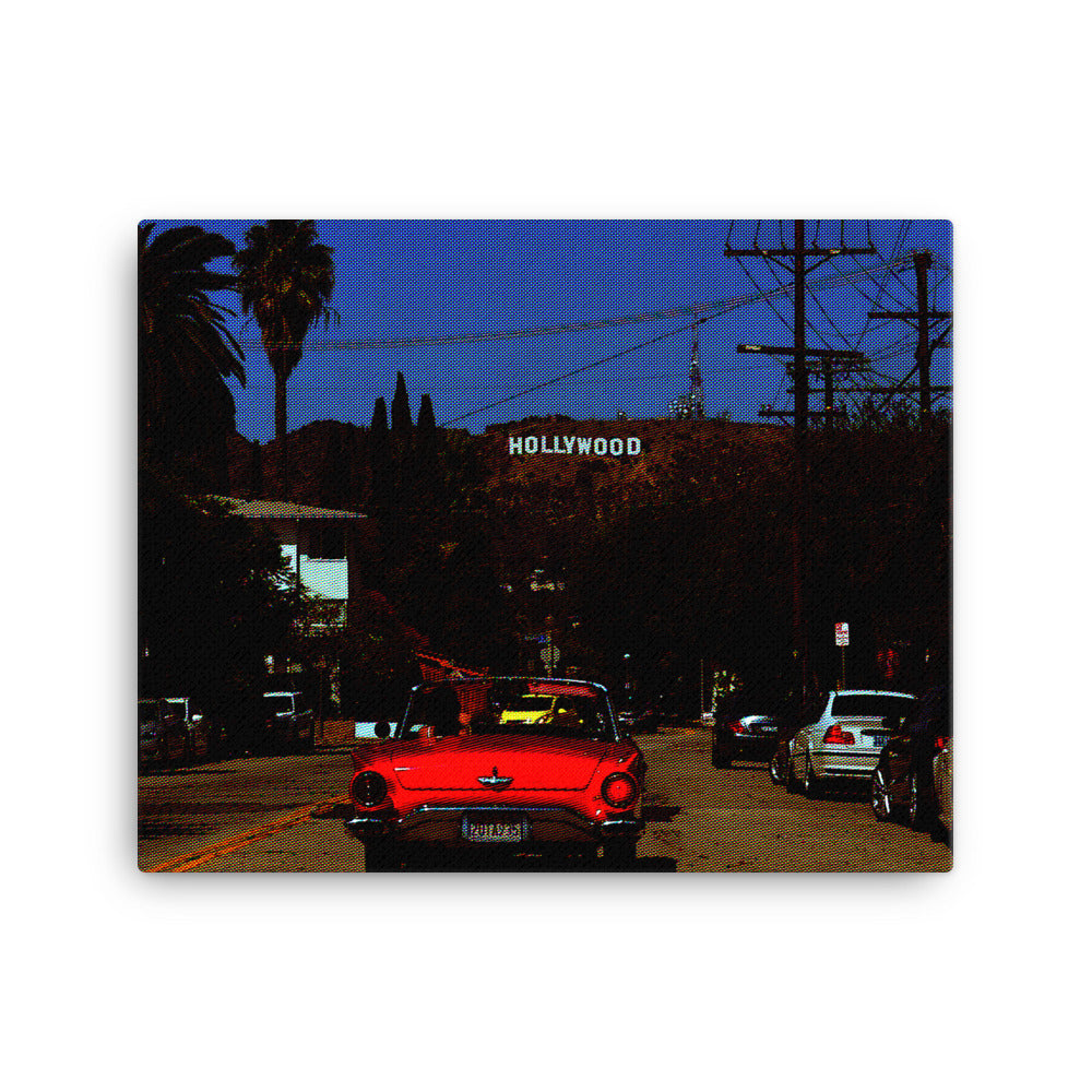 Hollywood Hills Canvas Print