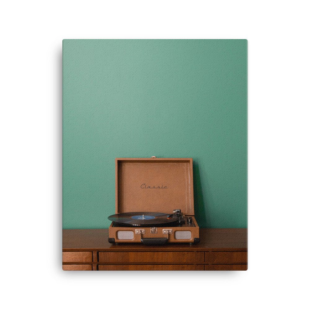 Record Player Canvas Print