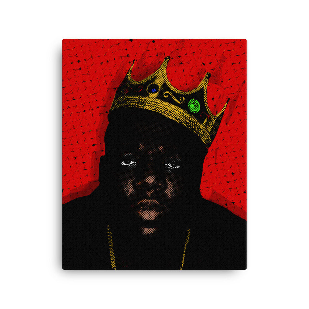 Biggie Smalls Pop Art Canvas Print