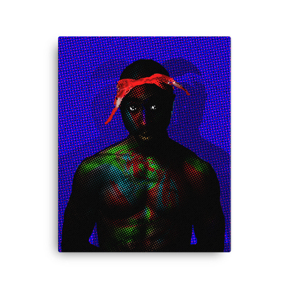 Tupac Shakur Pop Art Canvas Print