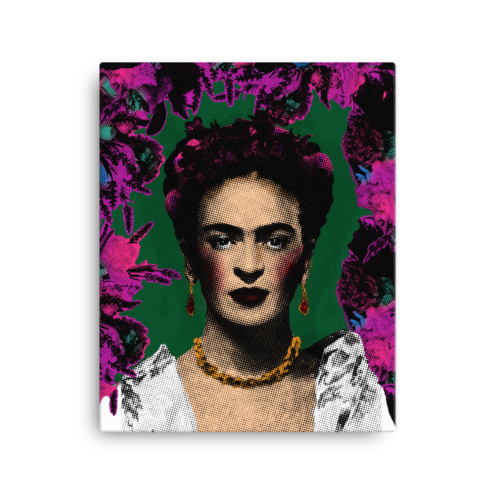 Frida Pop Art Canvas Print