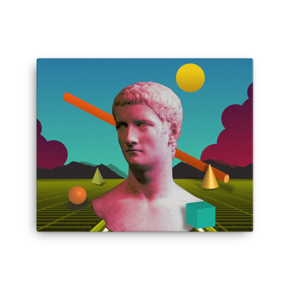 Geometric Emperor Gaius Canvas Print