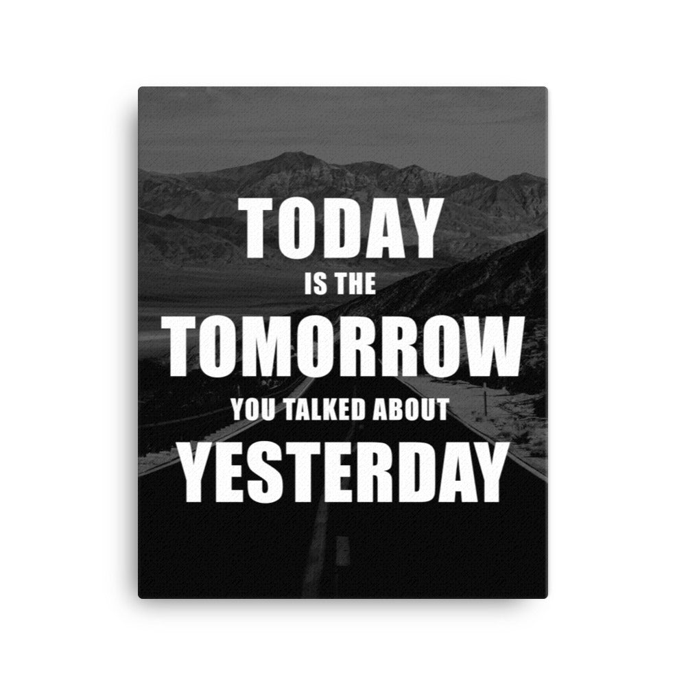 Today's Tomorrow Canvas Print