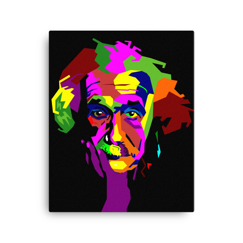 EINSTEIN WPAP Canvas Print