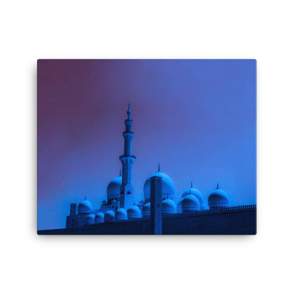 Sheikh Zayed Grand Mosque Canvas Print