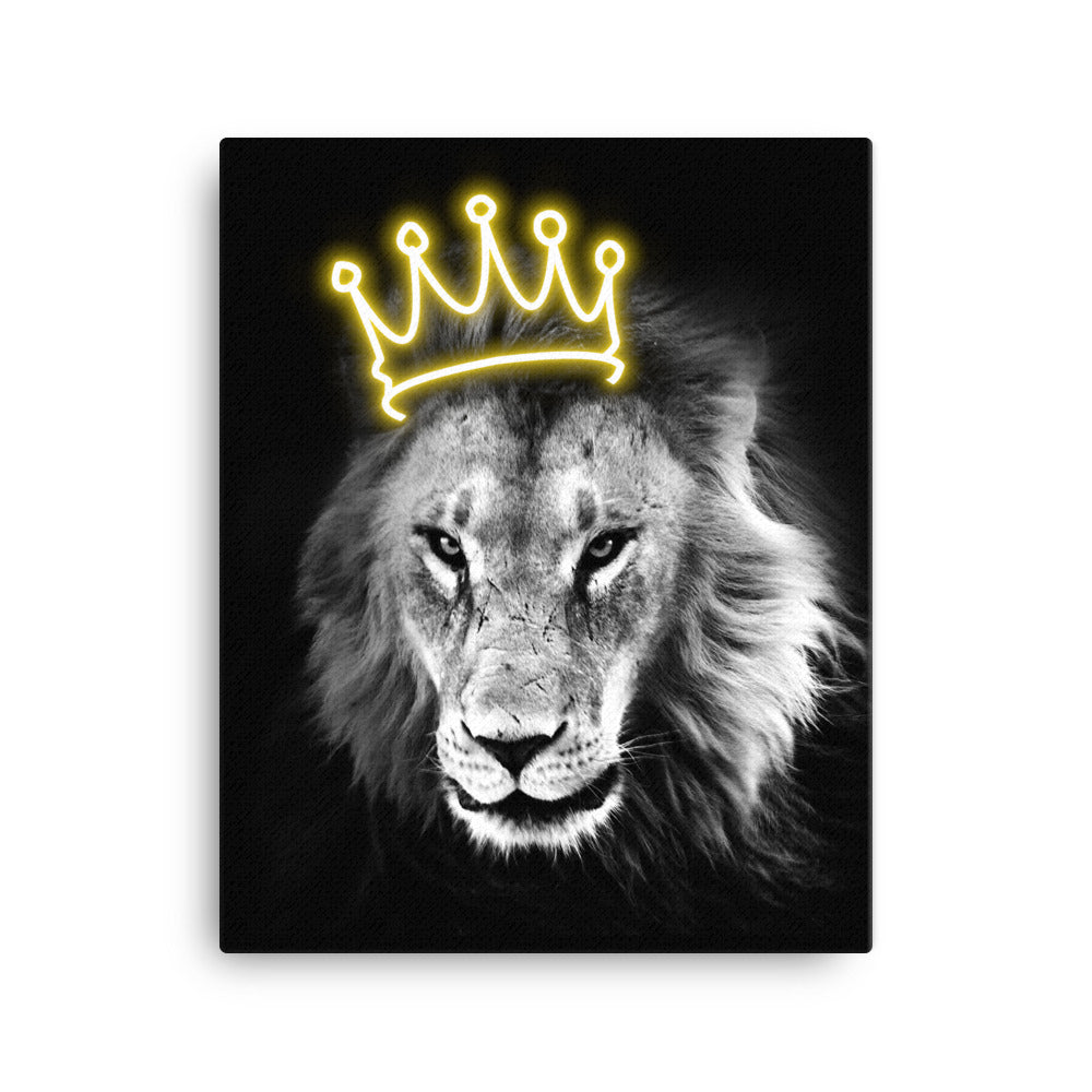 The King Lion Canvas Print