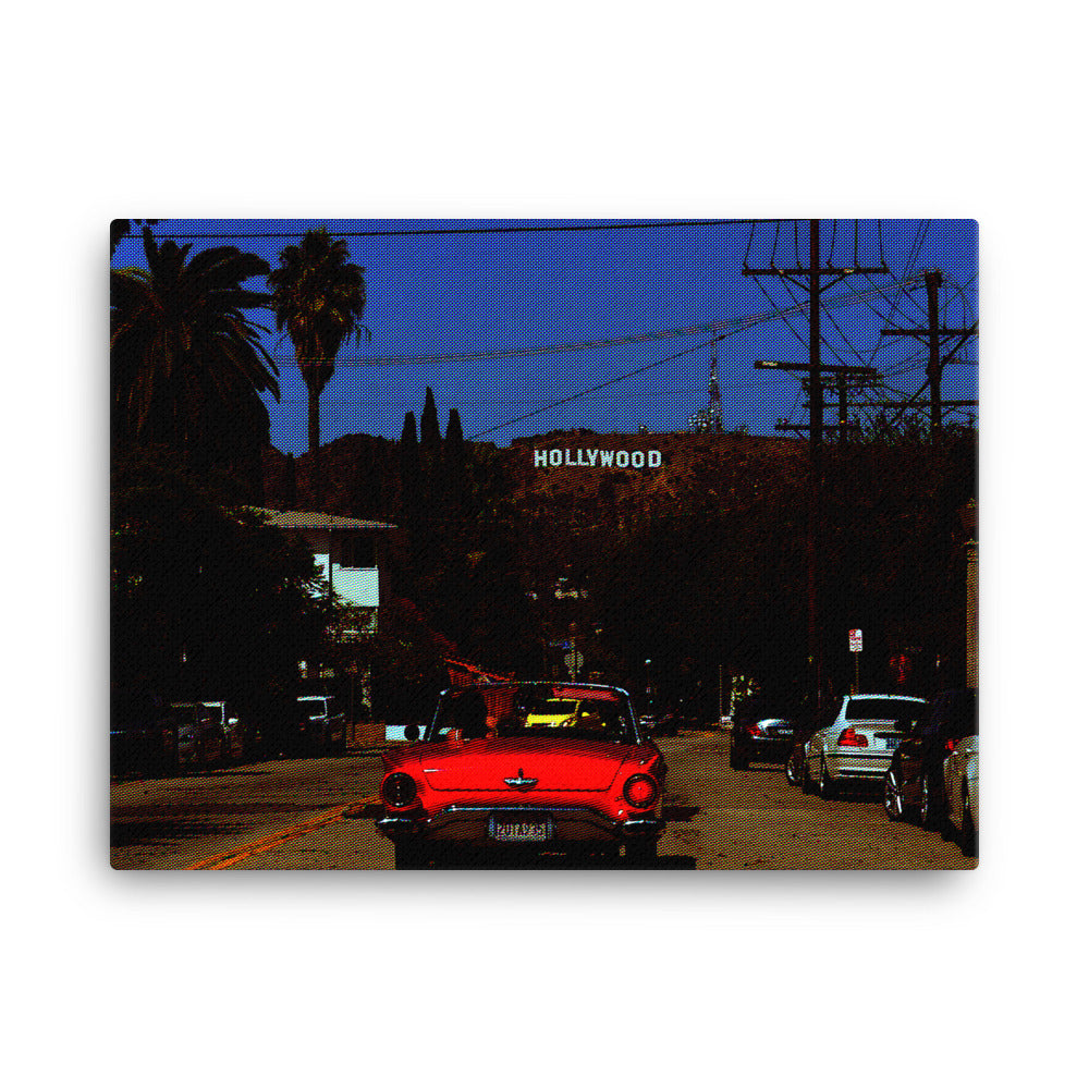 Hollywood Hills Canvas Print