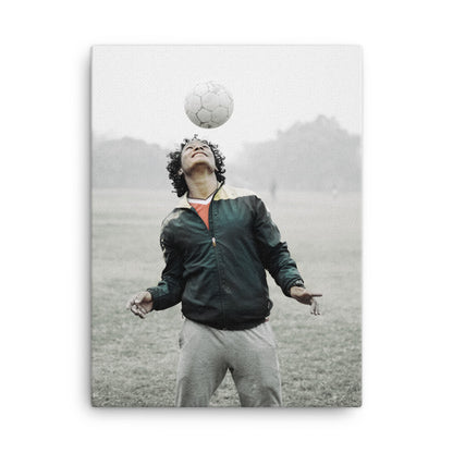 Football Keepy Uppy Canvas Print