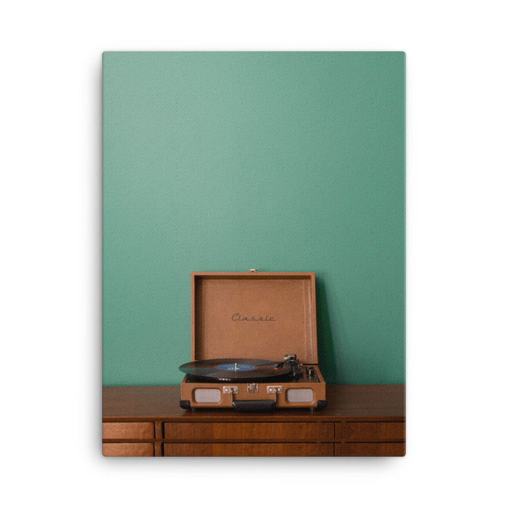 Record Player Canvas Print