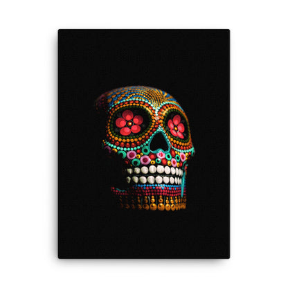 Calavera Skull Canvas Print