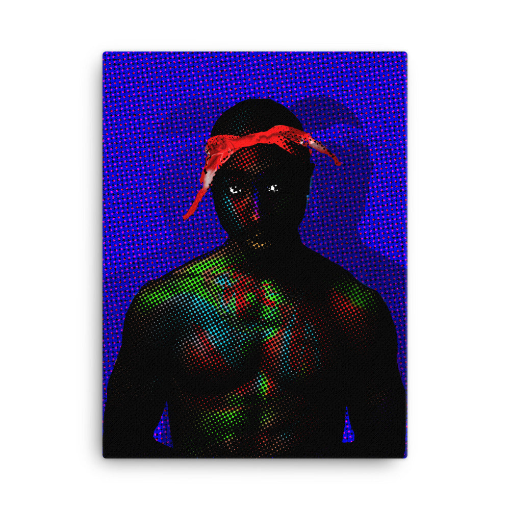 Tupac Shakur Pop Art Canvas Print