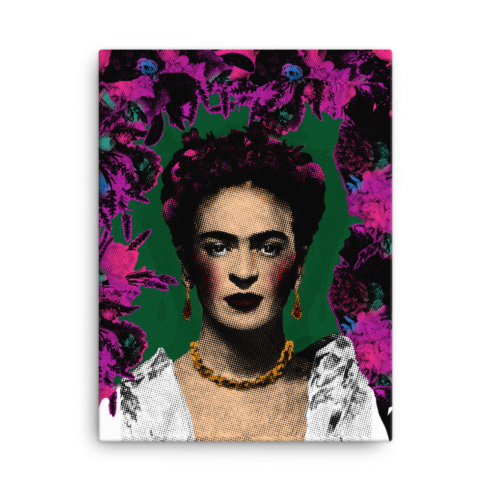 Frida Pop Art Canvas Print