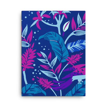 Floral Illumination Canvas Print