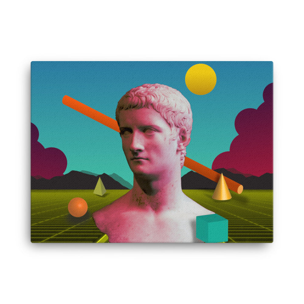 Geometric Emperor Gaius Canvas Print