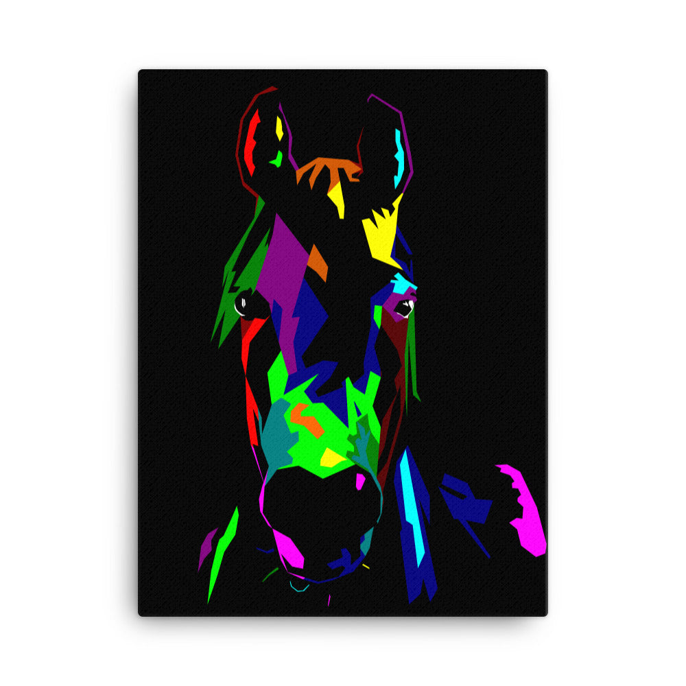 Horse WPAP Canvas Print