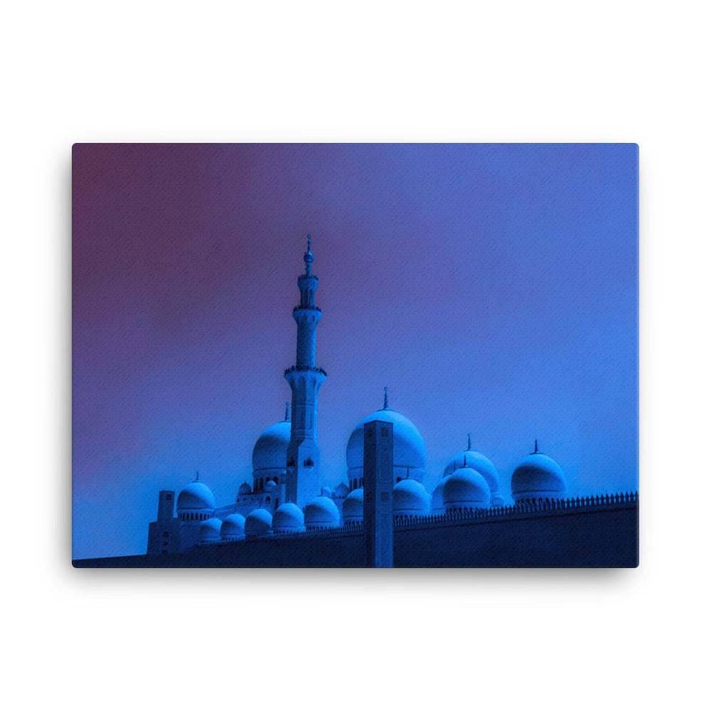 Sheikh Zayed Grand Mosque Canvas Print