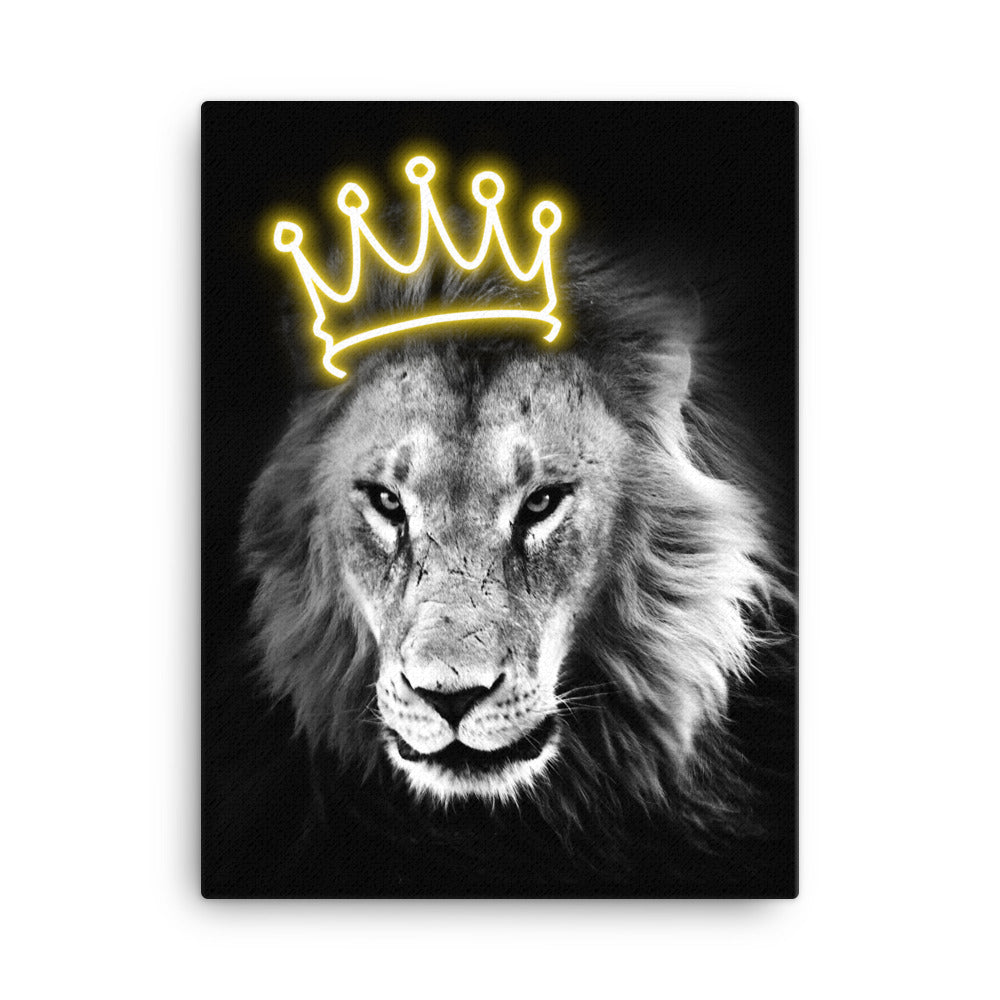 The King Lion Canvas Print