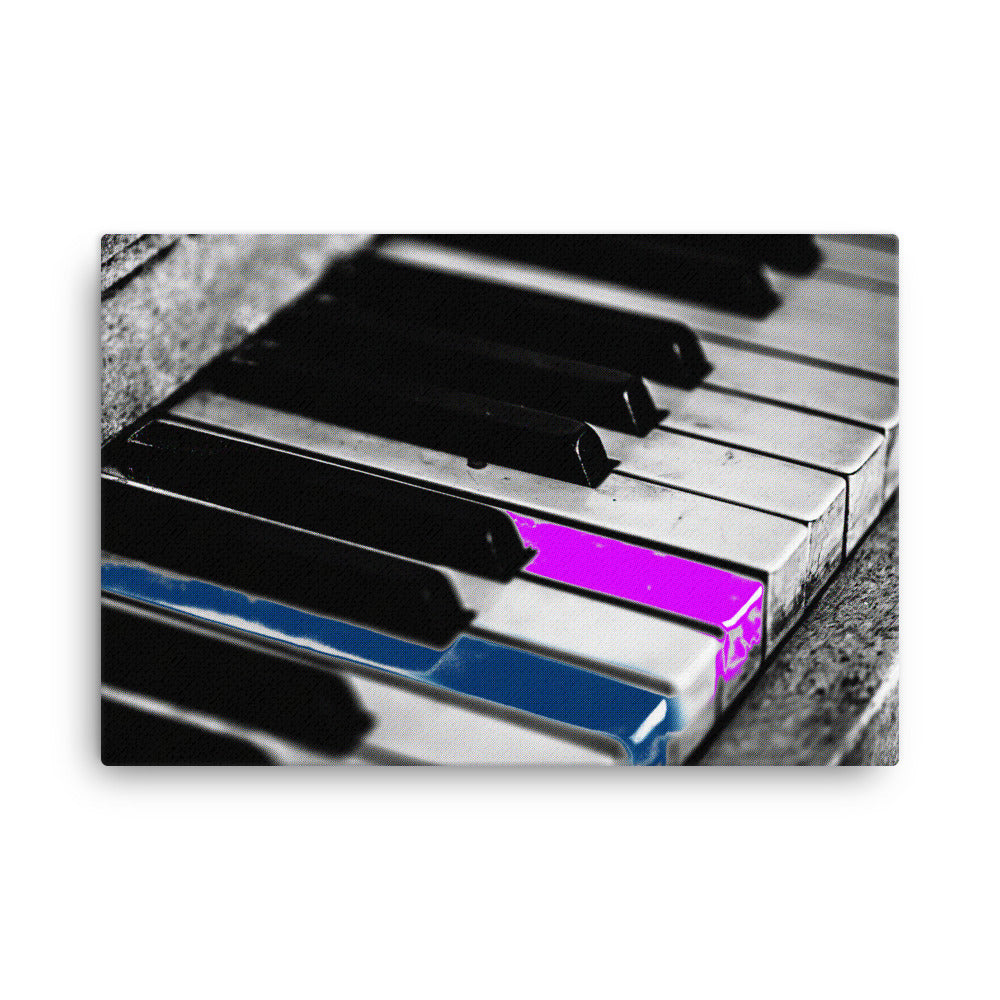 Piano Keys Canvas Print