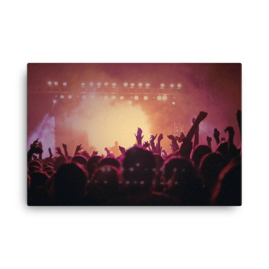 music gig canvas print wall art