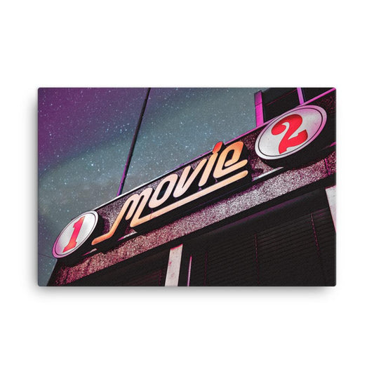 movie theatre art canvas print wall art 