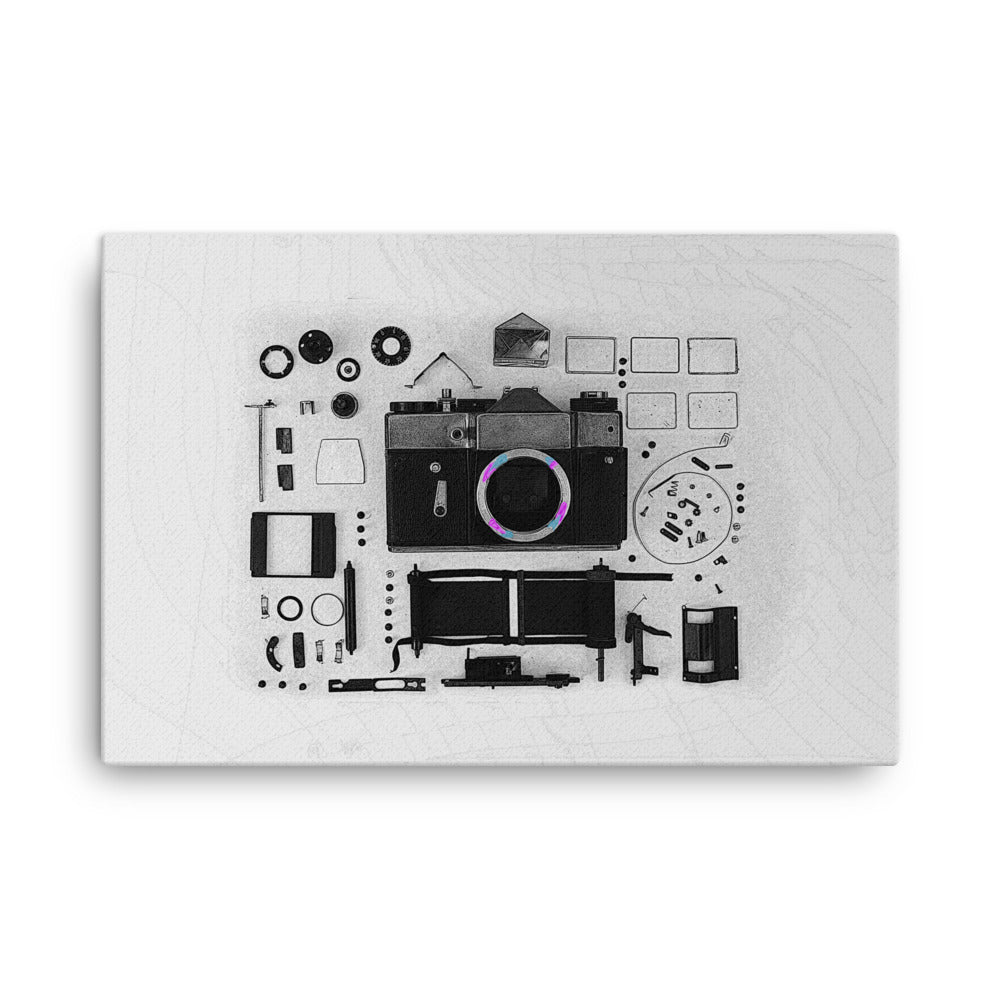 Camera Assemble Canvas