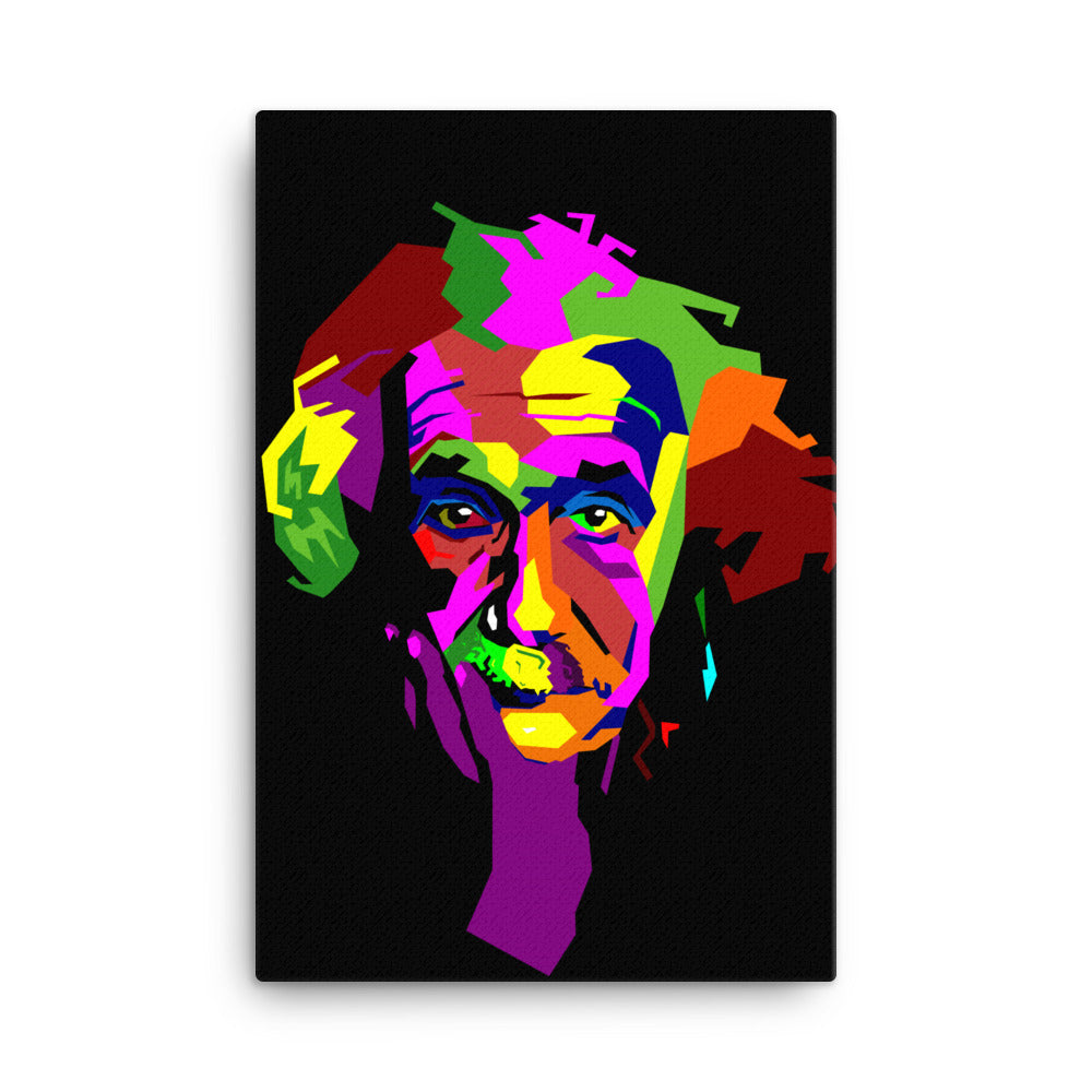 EINSTEIN WPAP Canvas Print