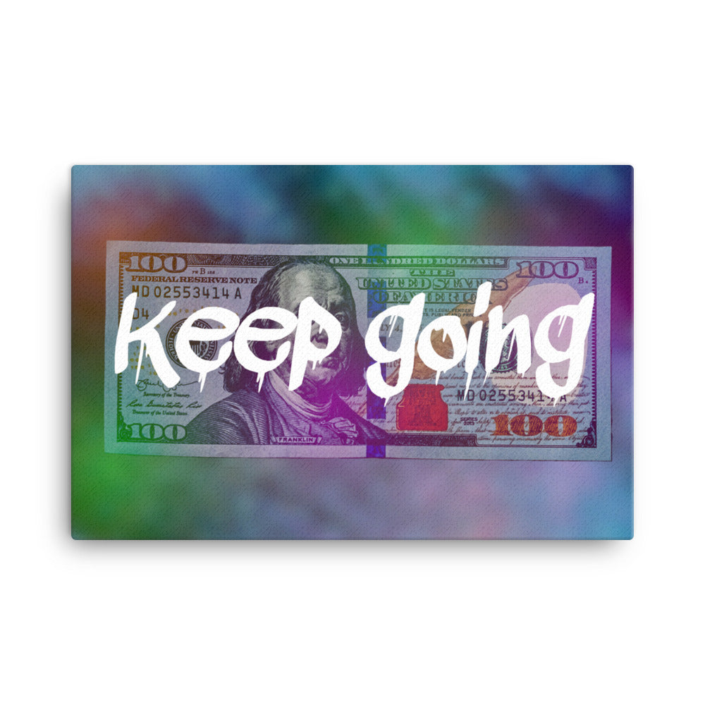 Keep Going Canvas Print