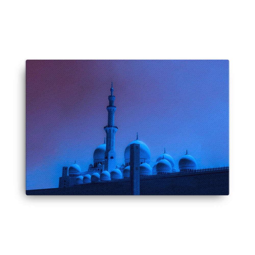 Sheikh Zayed Grand Mosque Canvas Print