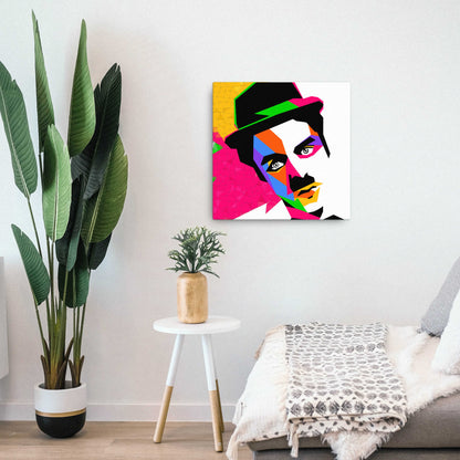 charlie chaplin wall art 