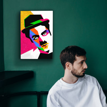 charlie chaplin wall art 