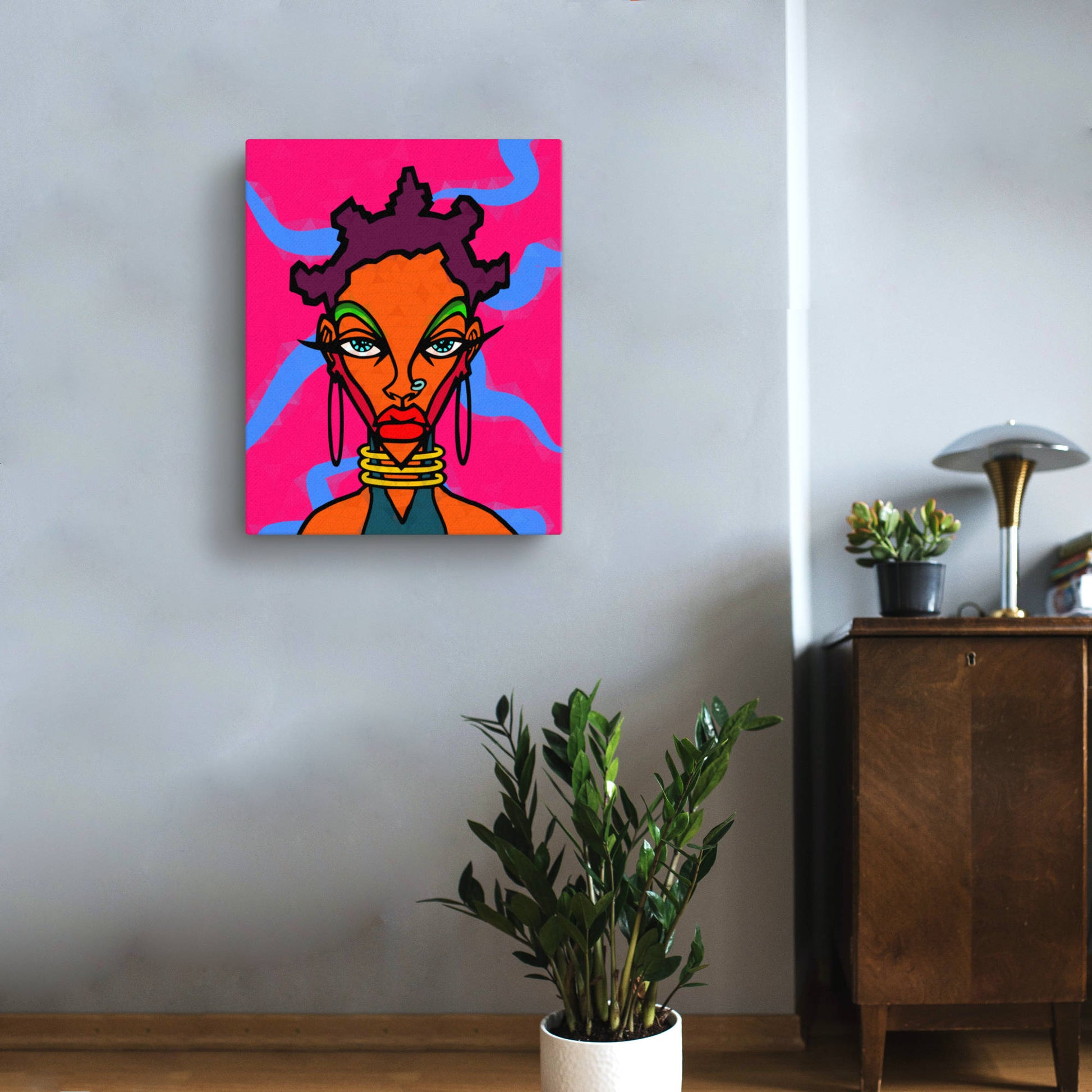 doodle pop art wall decor 