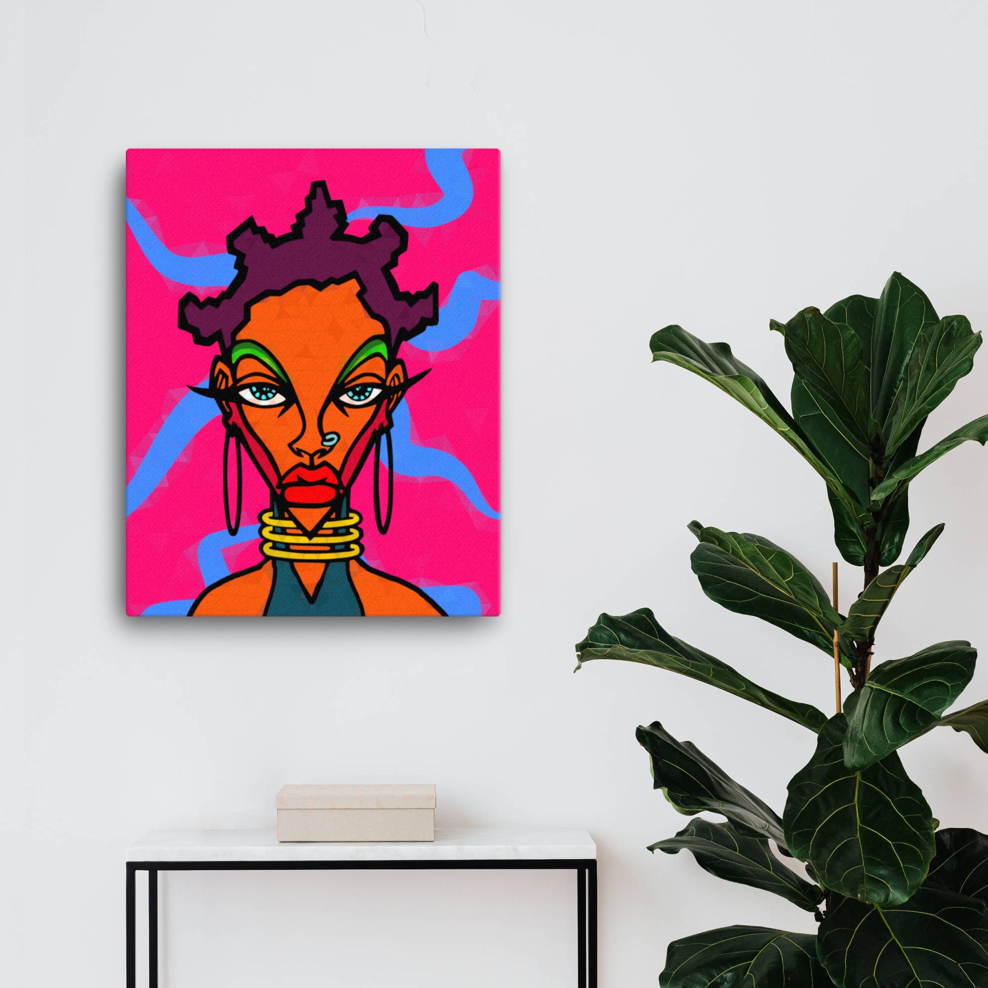 doodle pop art wall decor 