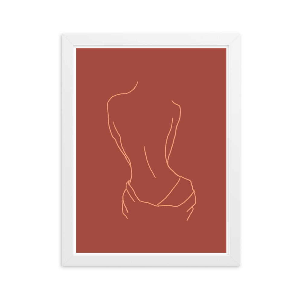 Lined Body Framed Print