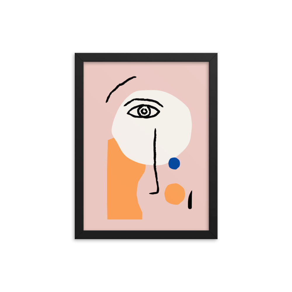 Picasso Inspired Framed Print