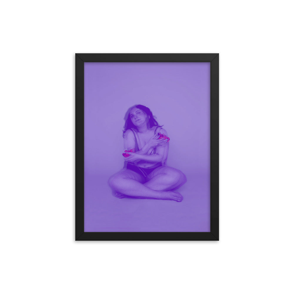 Beauty in Body Pop Art Framed Print